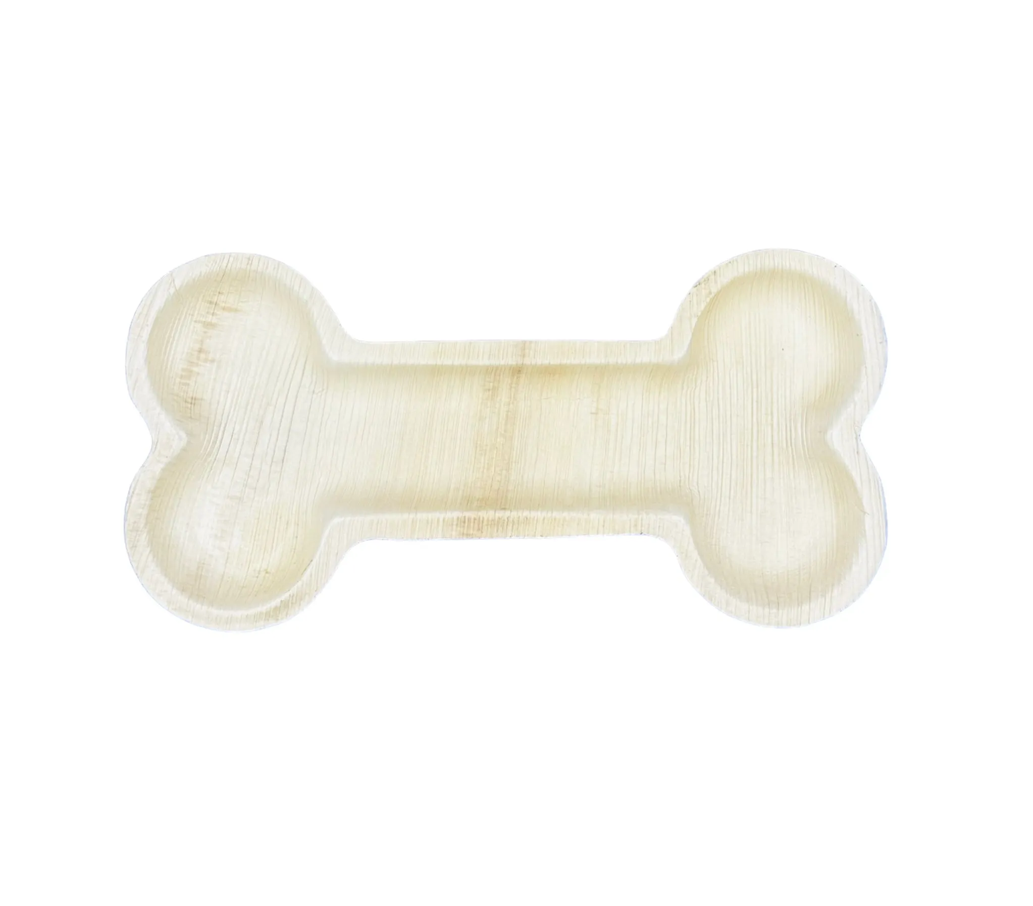 12x6 Inch Bone Shaped Disposable Palm Leaf Trays