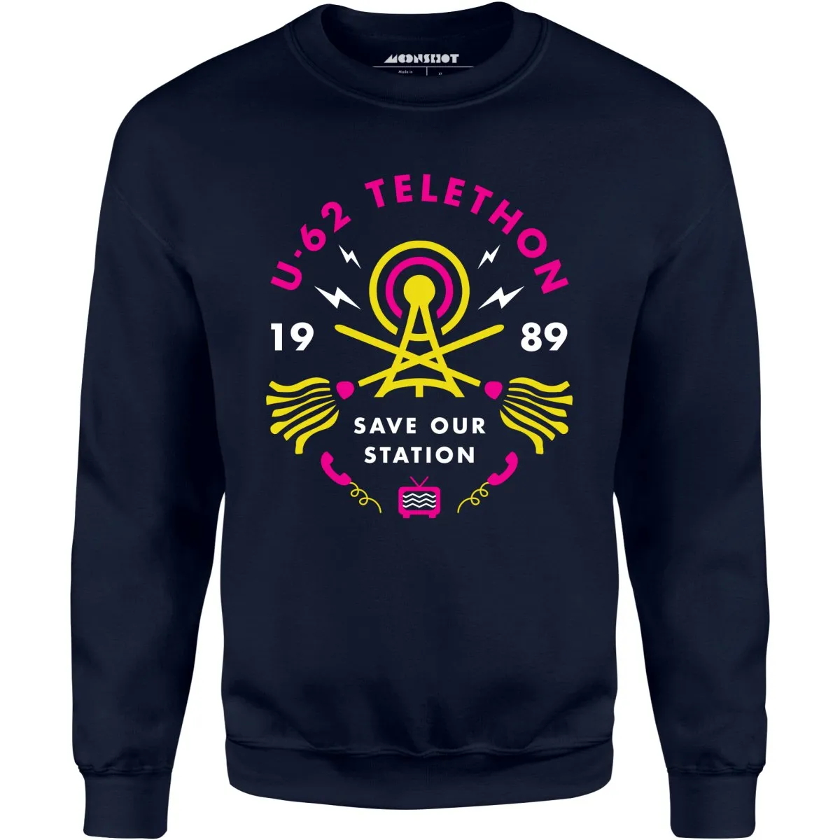 1989 UHF U-62 Telethon - Unisex Sweatshirt