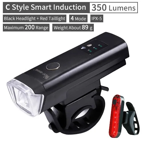 3000 Lumen Bike Light 3 LED 5200mAh USB Rechargeable MTB Front Rear Lamp Waterproof Flashlight With 2 Brackets