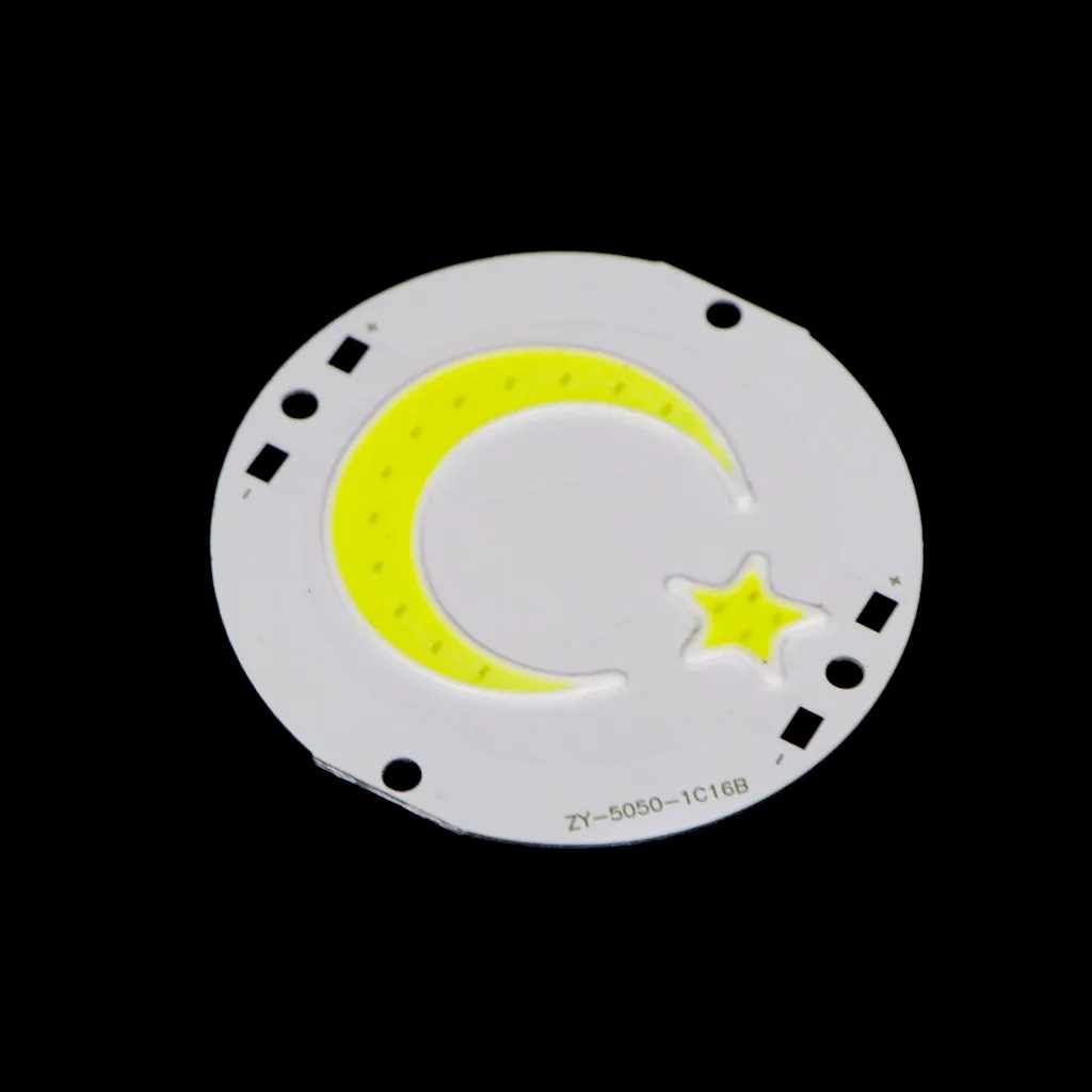 3v-3.7V Moon Star COB led Light [ Color - Cool White ]