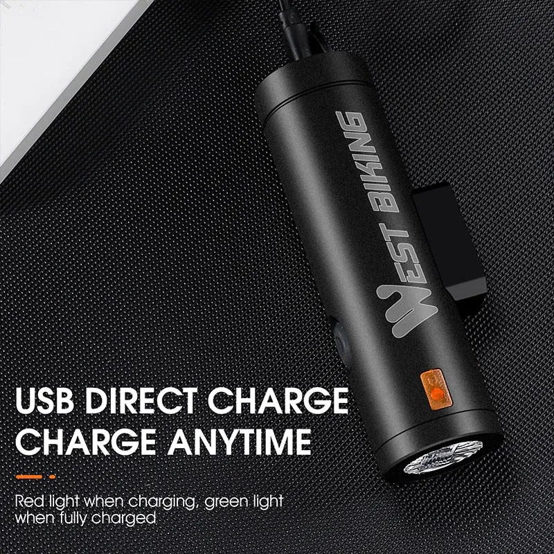 4500mAh Bike Light 1300LM Front Lights USB Rechargeable LED Bicycle Flashlight Waterproof Headlight Bike Accessories