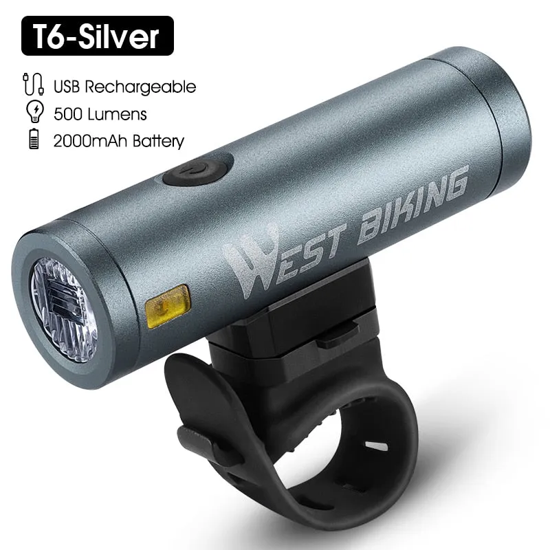 4500mAh Bike Light 1300LM Front Lights USB Rechargeable LED Bicycle Flashlight Waterproof Headlight Bike Accessories