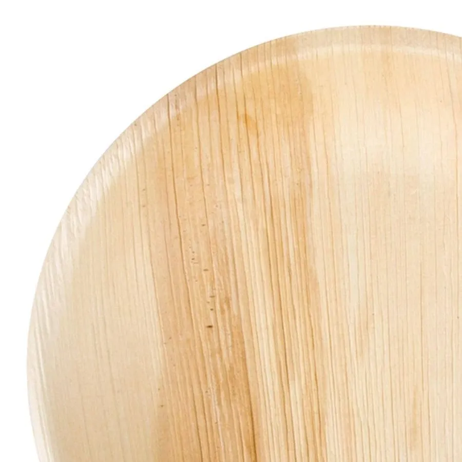 7" Round Palm Leaf Plates