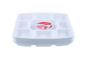 9 Section Standard Plastic Plates