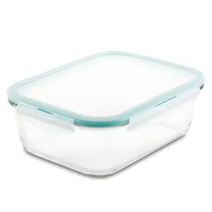 Airtight-Leakproof Borosilicate Glass Food Storage-Rectangle