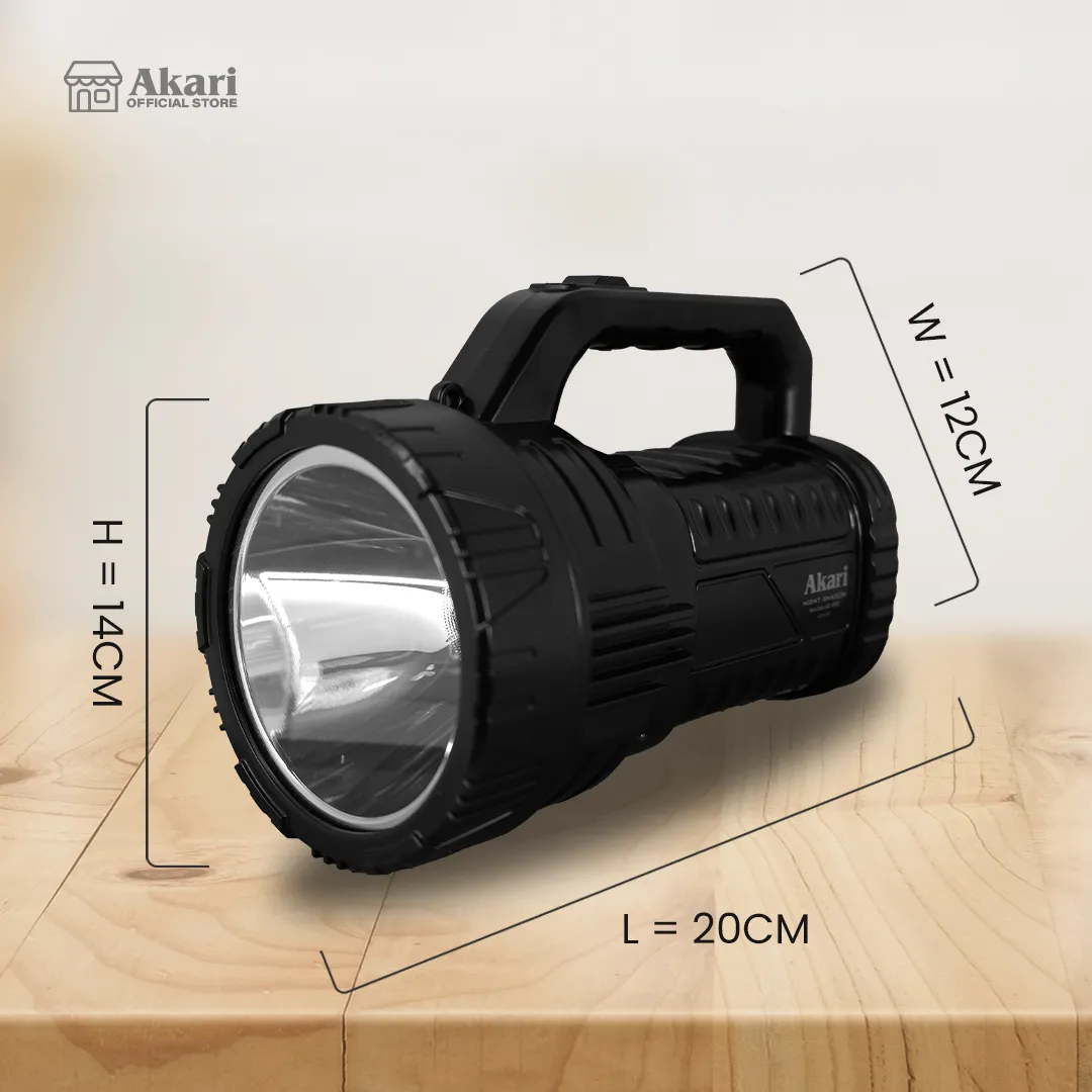 Akari Rechargeable 15W Portabeam Searchlight (ARL-6608)