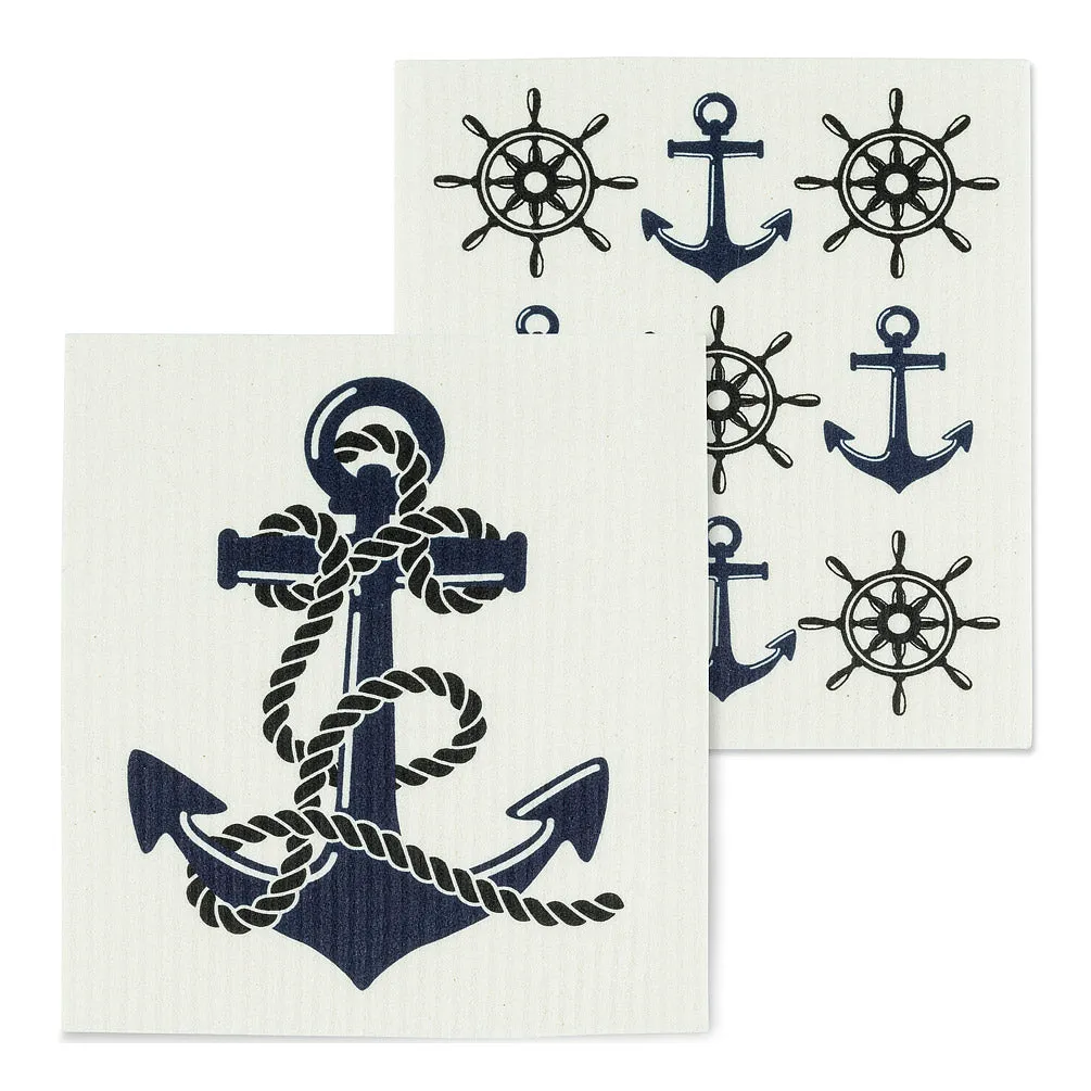 Anchor Swedish Dish Cloths - Set of 2