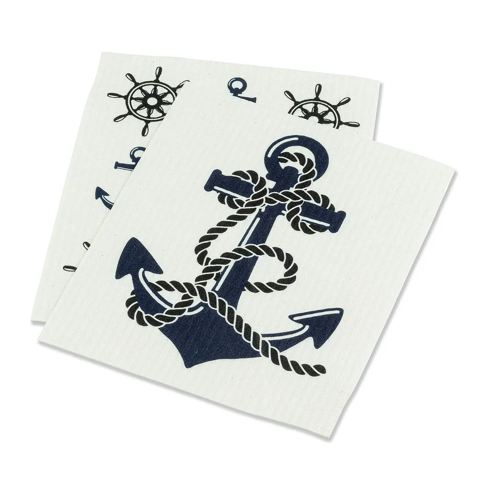 Anchor Swedish Dish Cloths - Set of 2