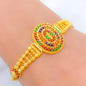 Beautiful Oval Multicolor Bracelet