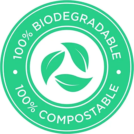 Biodegradable Compostable Bags by Aluf Plastics - 33 Gallon (50ct) ATSM #D6400 Approved - 100% Biodegradable for Industrial and Commerical Composting