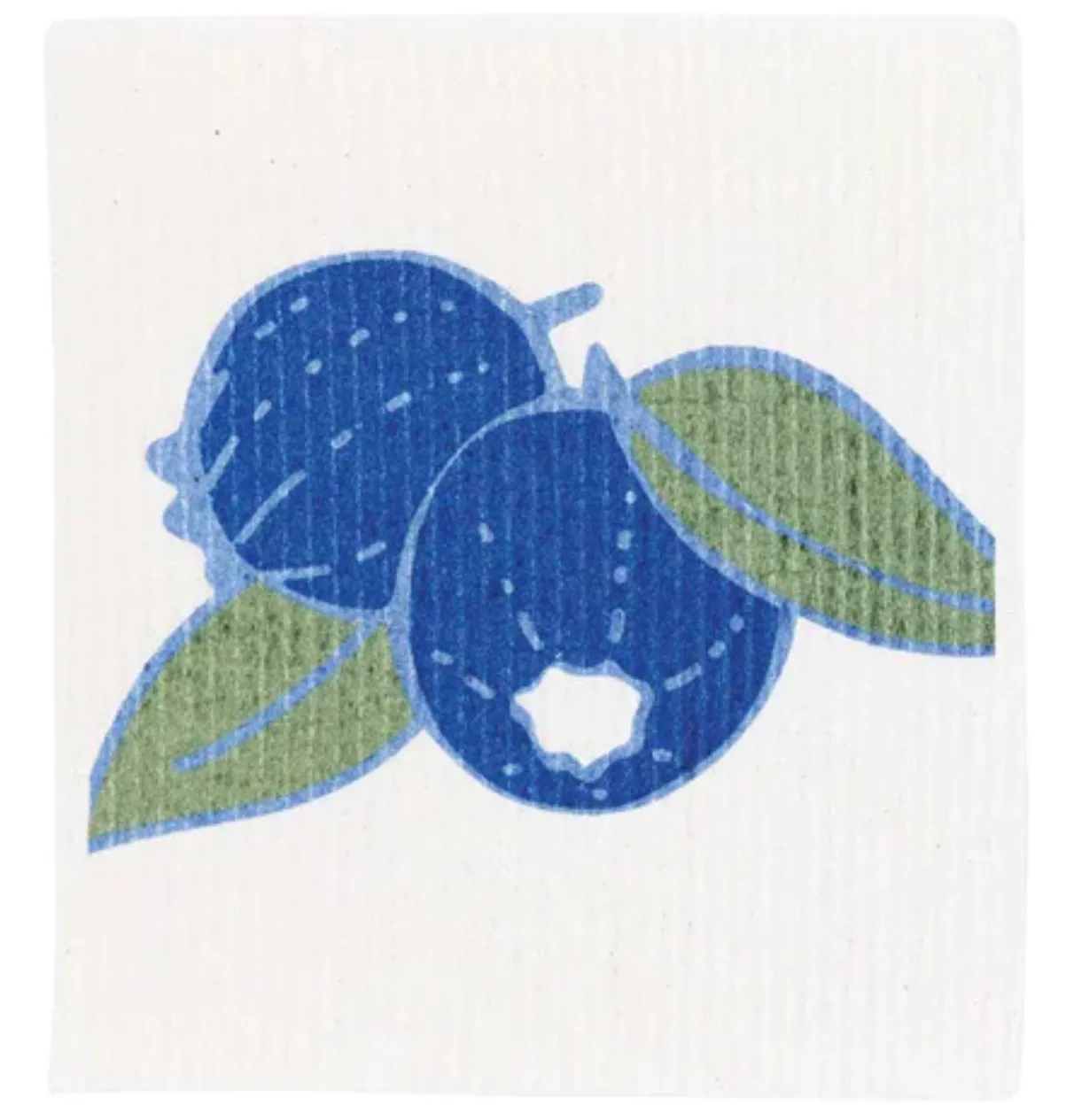 Blueberries Blu Swedish Dish Cloths – Set of 2