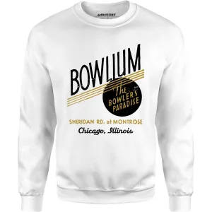 Bowlium - Chicago, IL - Vintage Bowling Alley - Unisex Sweatshirt