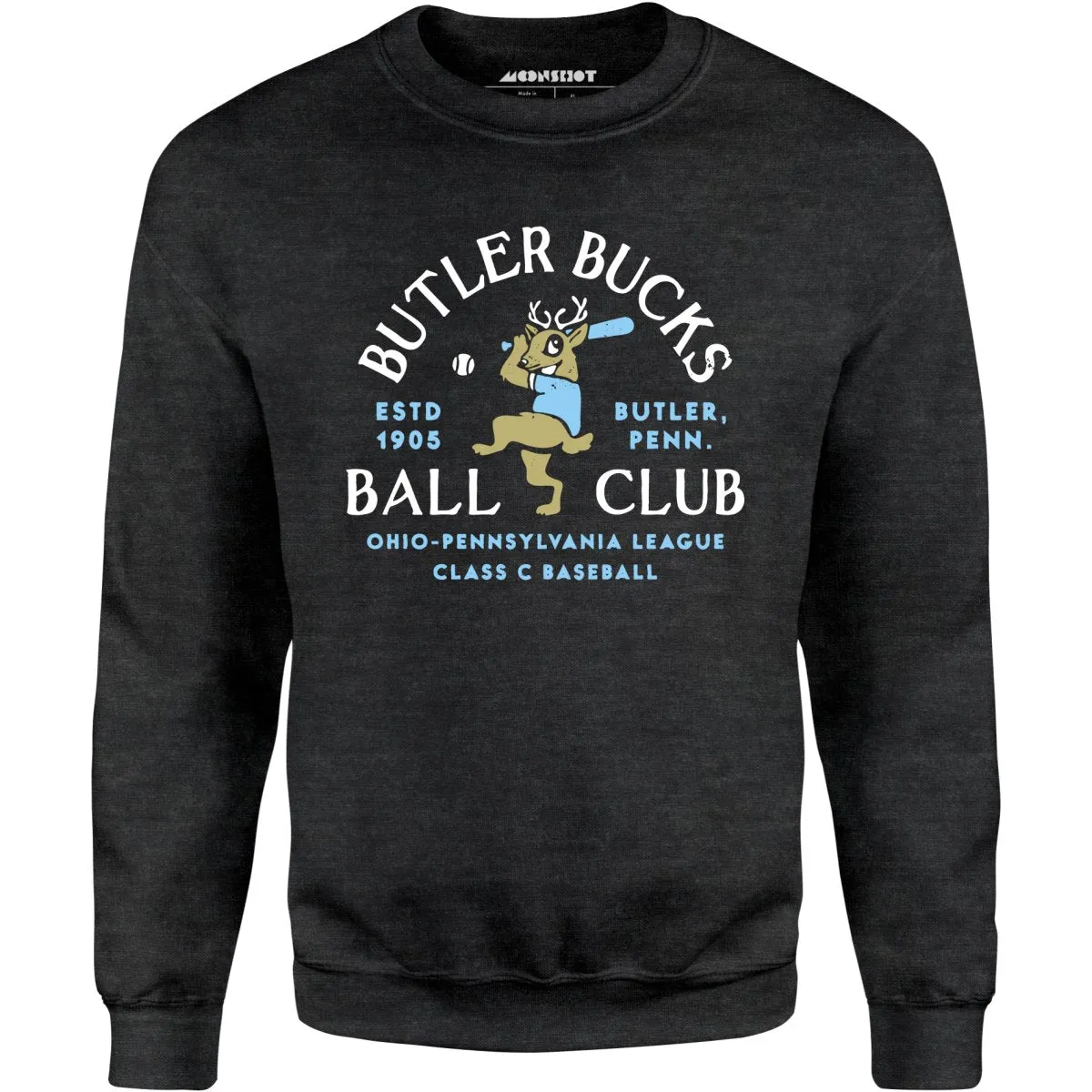 Butler Bucks - Pennsylvania - Vintage Defunct Baseball Teams - Unisex Sweatshirt