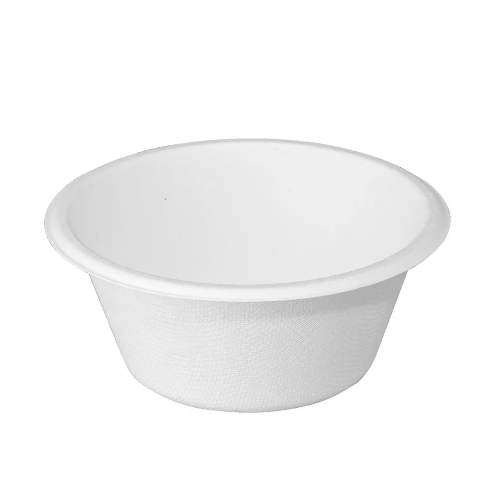 [Case of 1000] 100% Compostable 8 oz. Heavy-Duty Bowls Eco-Friendly Disposable Sugarcane Paper Bowls…