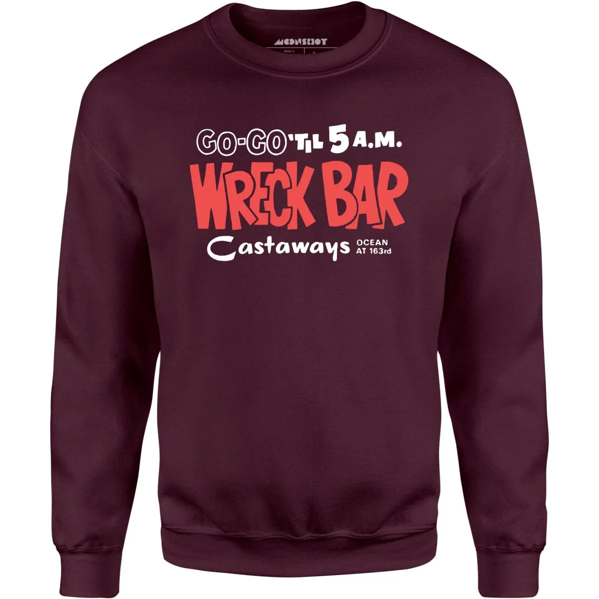 Castaways Motel Wreck Bar - Miami, FL - Vintage Tiki Bar - Unisex Sweatshirt