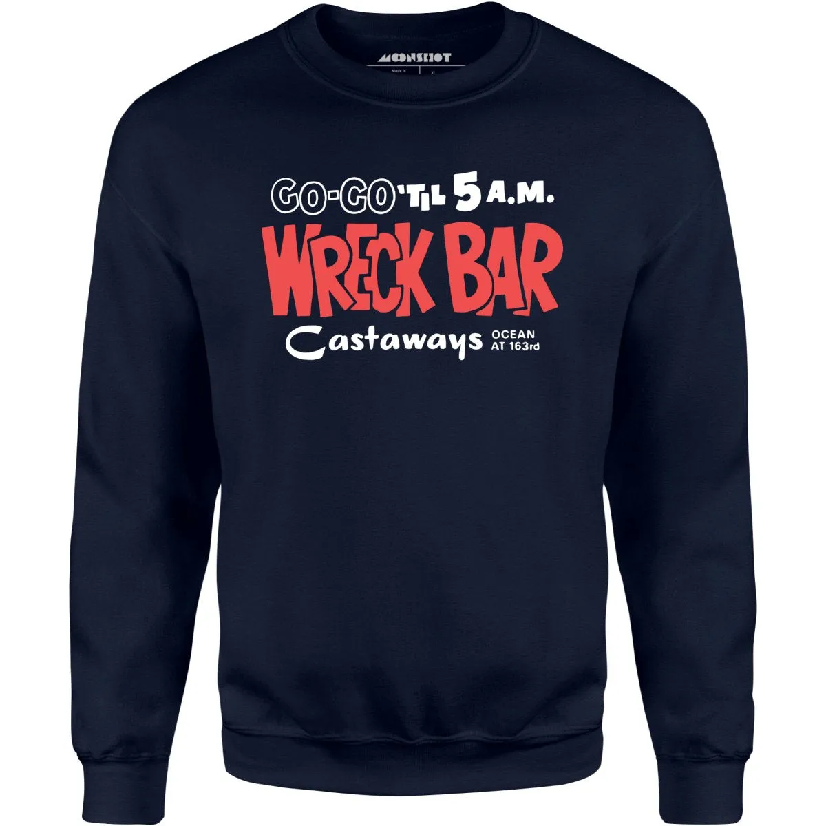 Castaways Motel Wreck Bar - Miami, FL - Vintage Tiki Bar - Unisex Sweatshirt