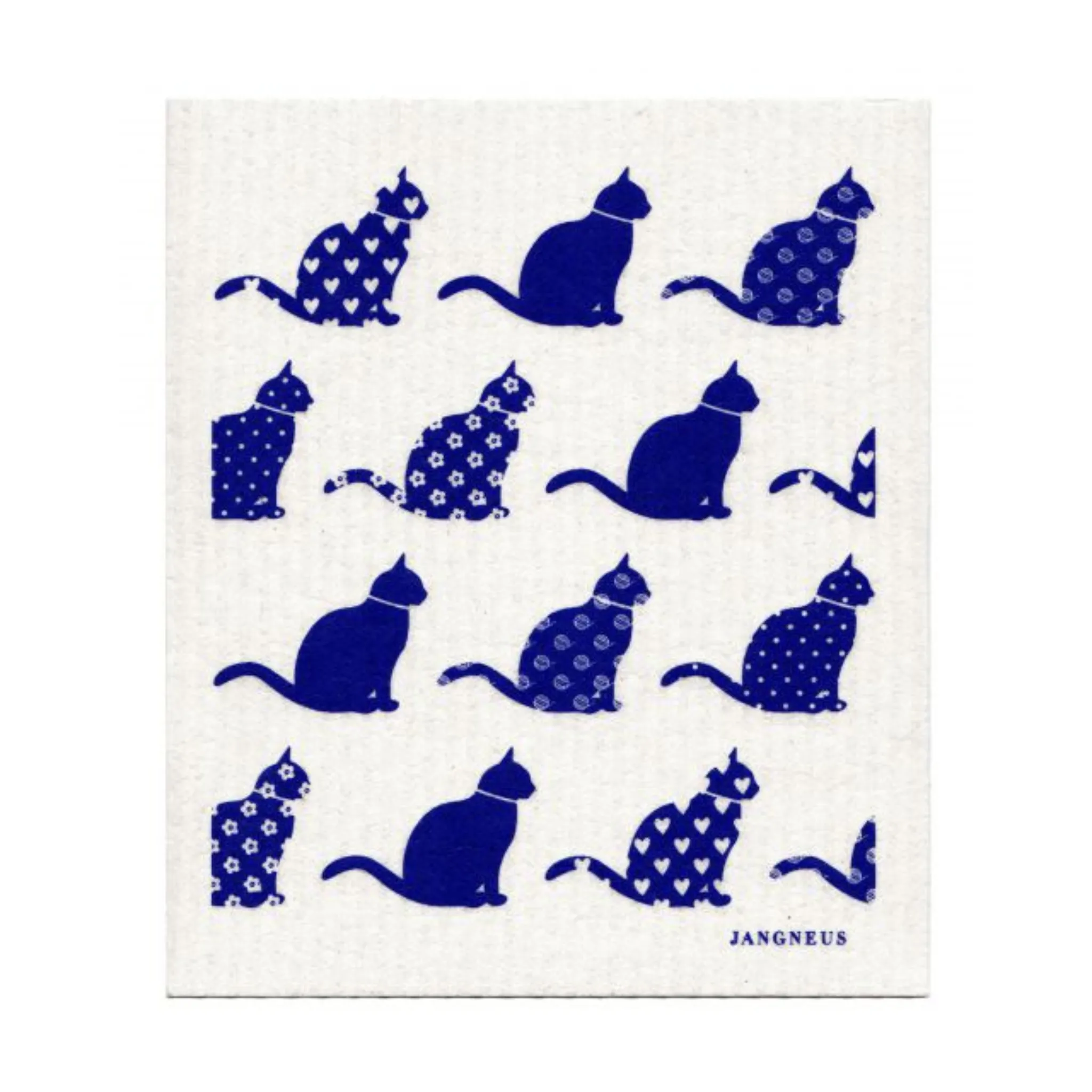 Cats - Blue - The Amazing Swedish Dishcloth