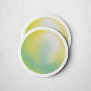 Coaster Set: Lemon/Lime Gradient