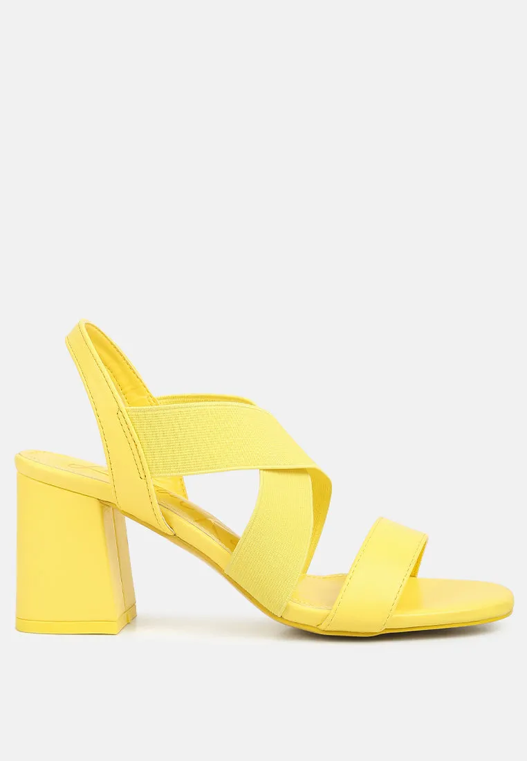 Comfortable Straps Block Heel Sandals