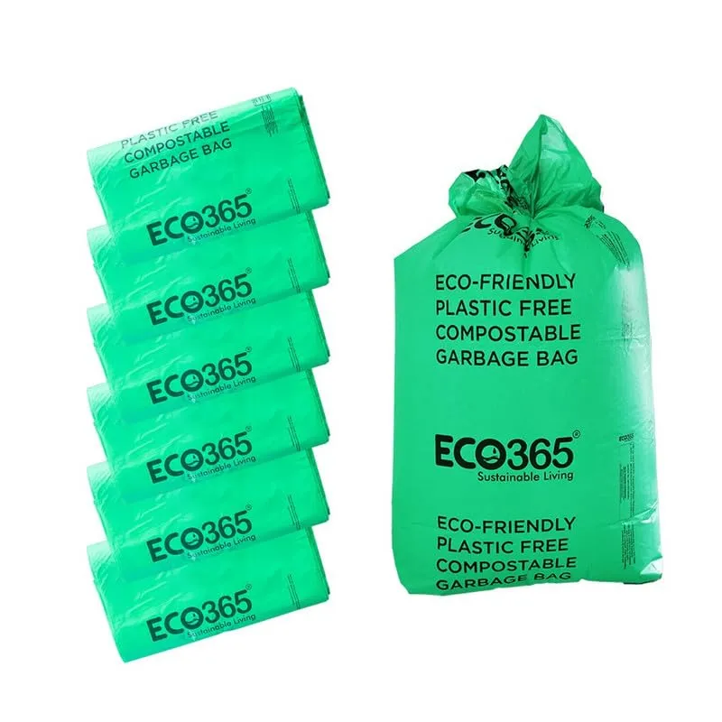 Compostable Garbage Bag, 19" x 21" - Medium Size Pack of 3 (90pcs)