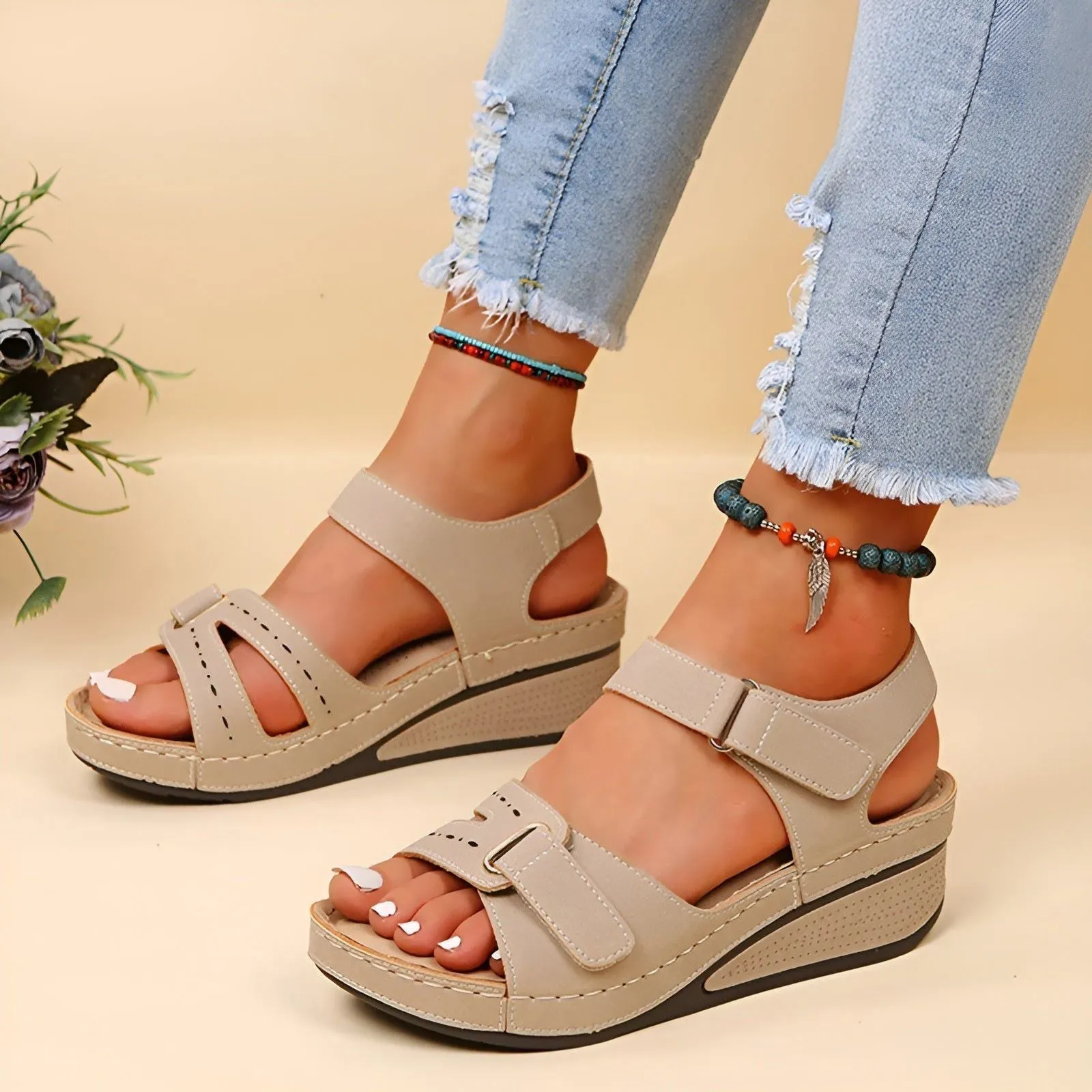 Cora Sandals - Elegante und Bequeme Orthopädische Sommersandalen