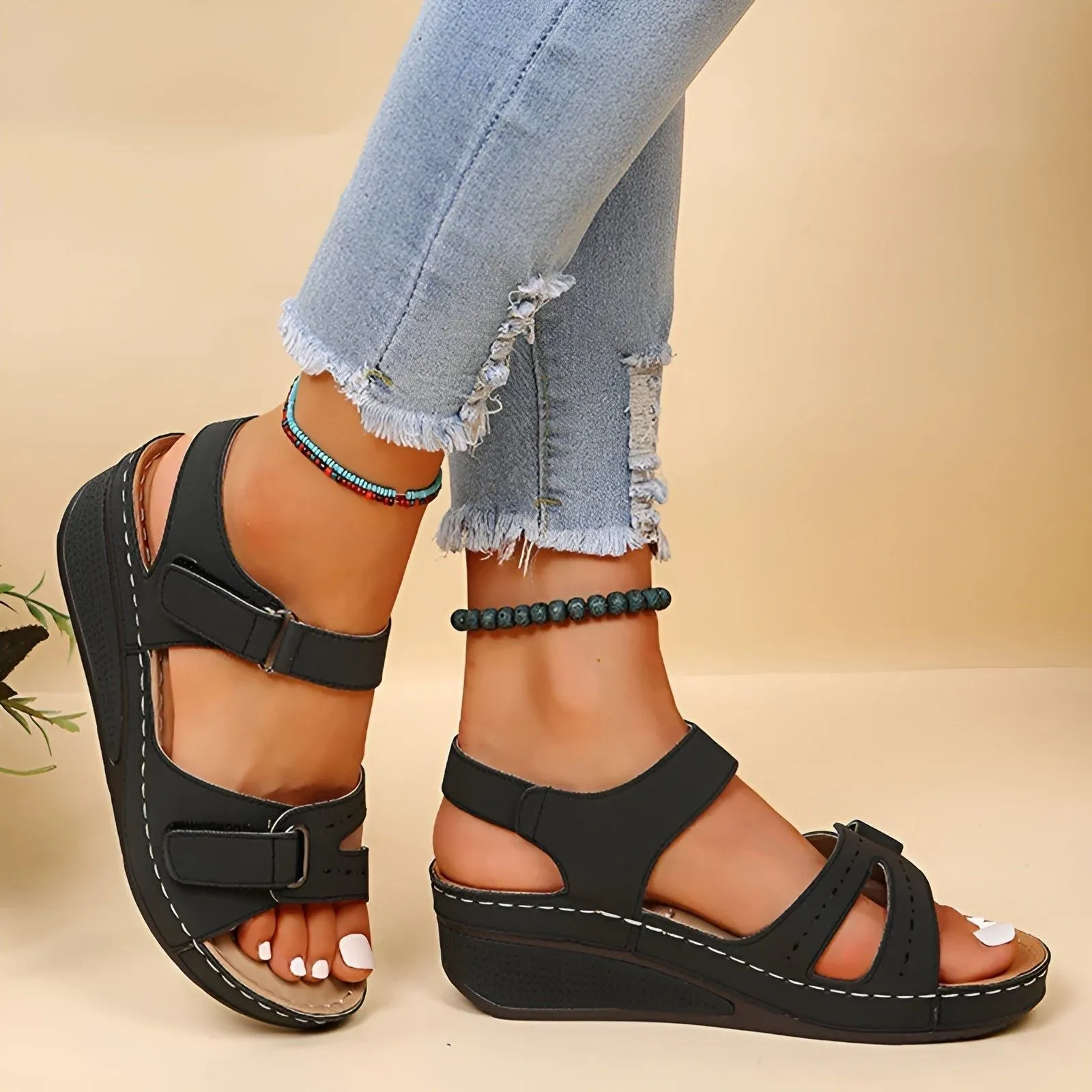 Cora Sandals - Elegante und Bequeme Orthopädische Sommersandalen