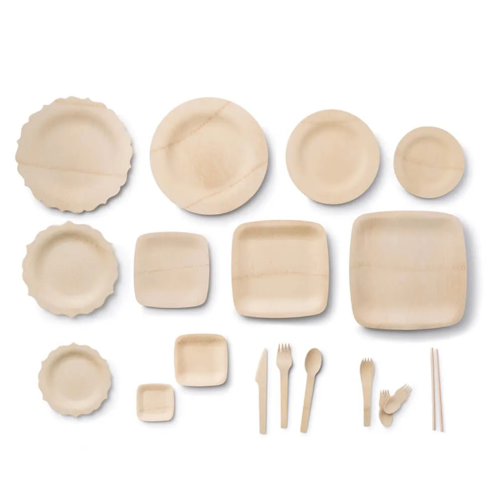 Disposable Bamboo Veneerware® Sample Box