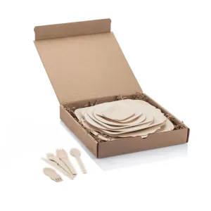 Disposable Bamboo Veneerware® Sample Box