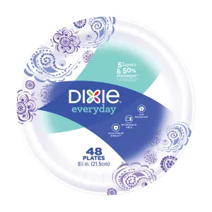 Dixie 15289 Disposable Plate, Paper