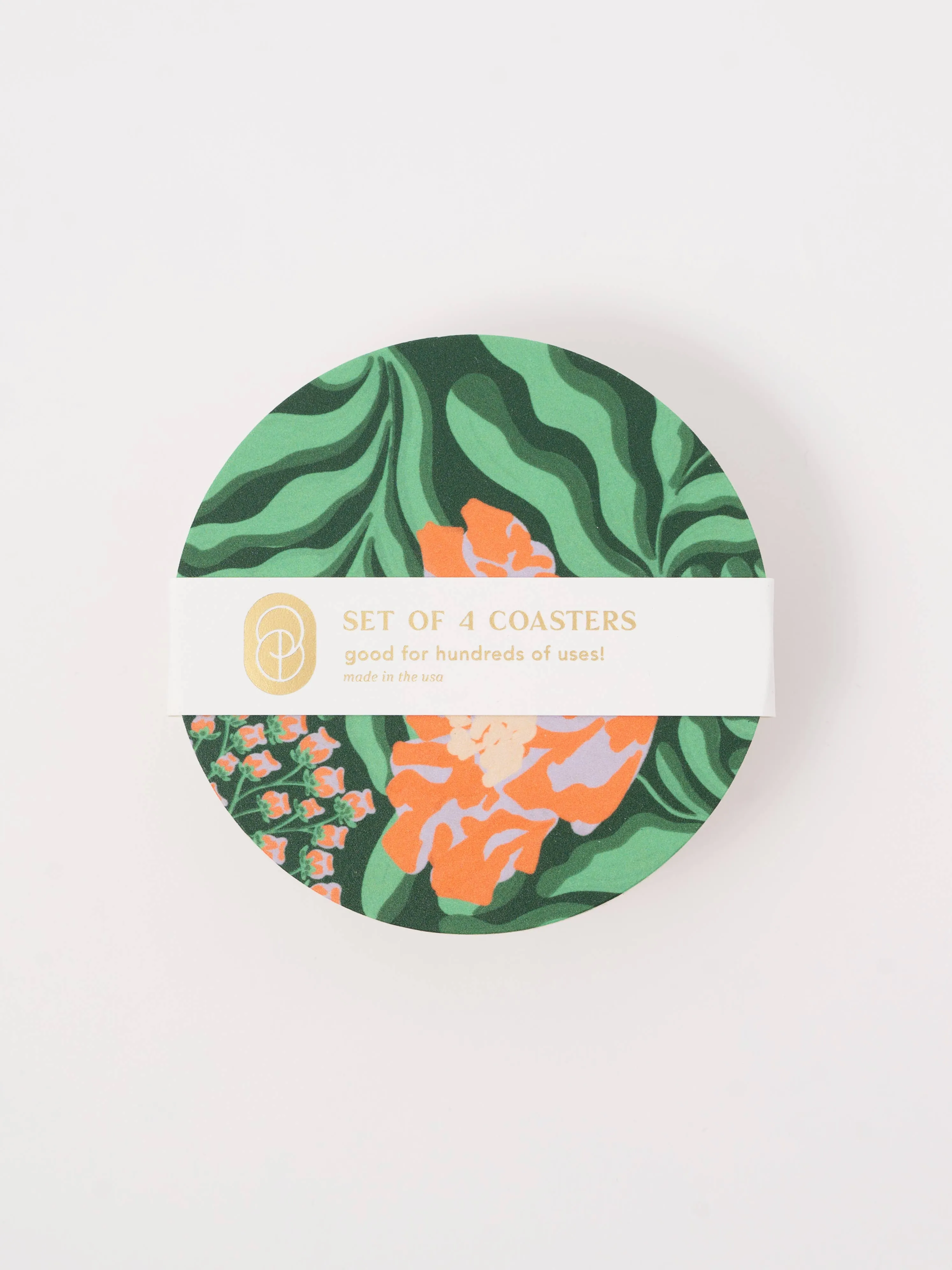 Floral Coasters - Set of Four