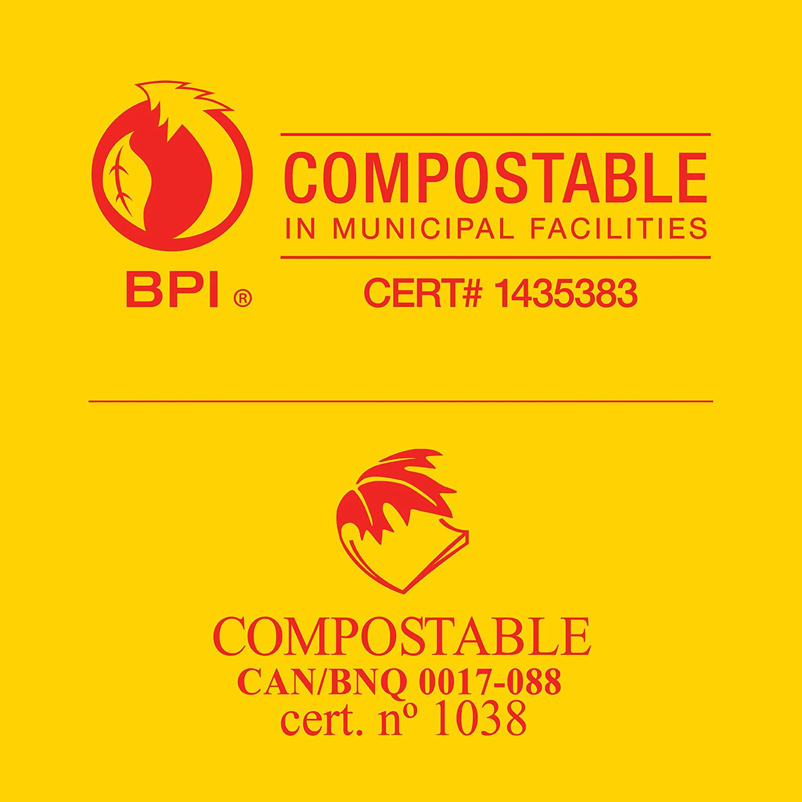 Glad 100% Compostable Bags - Small 10 Litres - Lemon scent, 100 Compost Bags