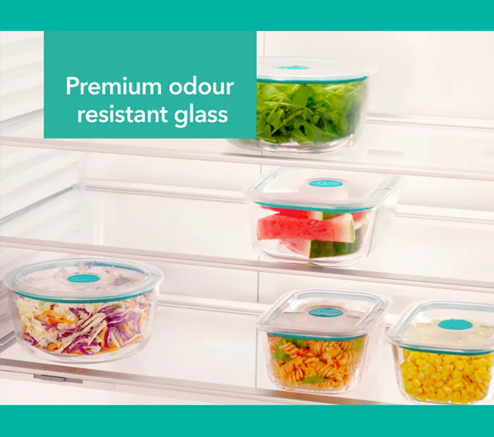 Glass Containers, Oblong, 600ml