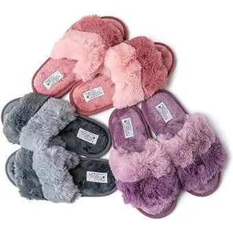 Hello Mello Cotton Candy Slippers