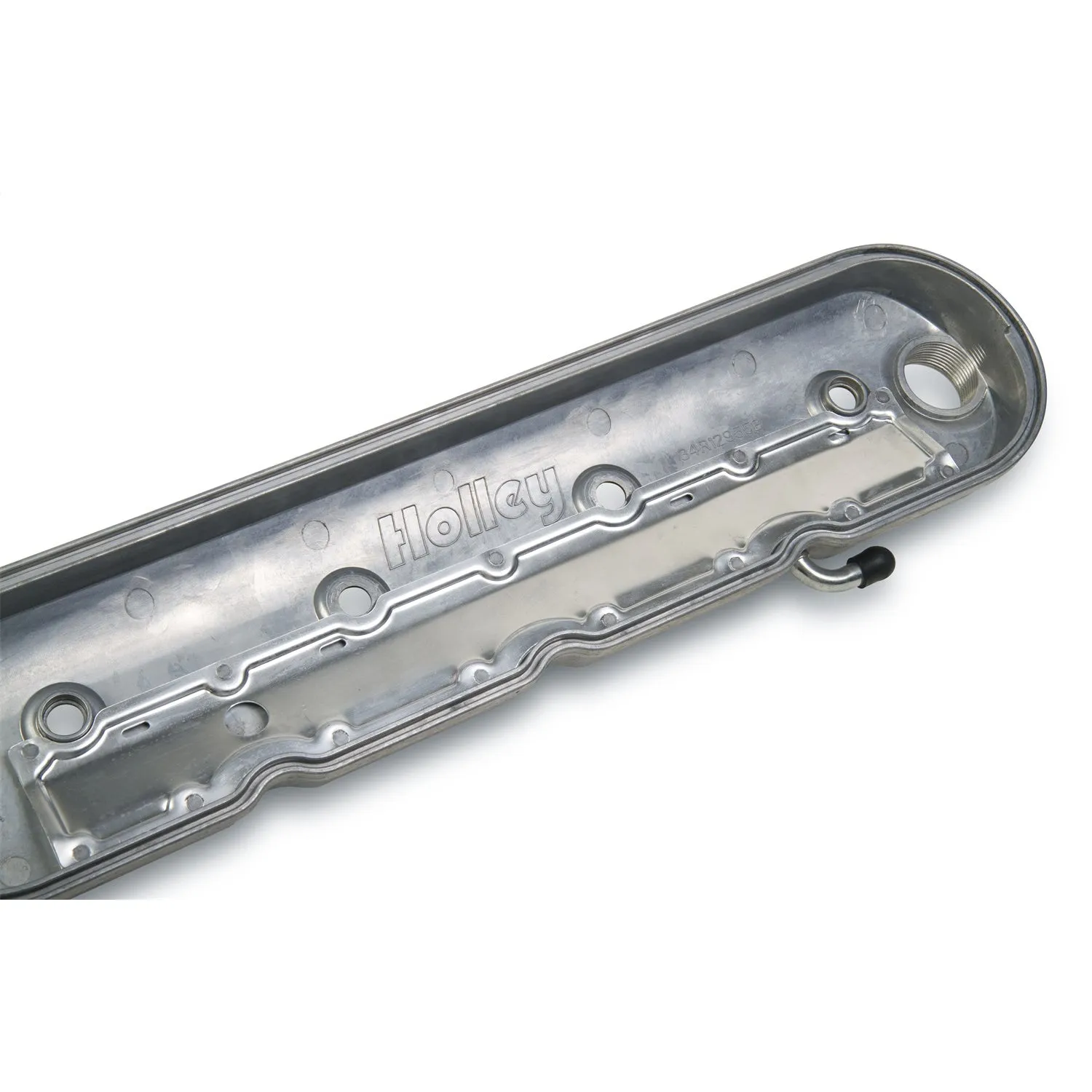 Holley Aluminum LS Valve Covers-Natural Cast