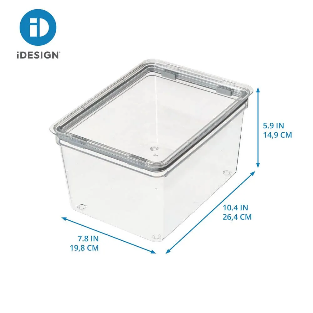 iDesign Pantry Container with Clear Lid Large Tall