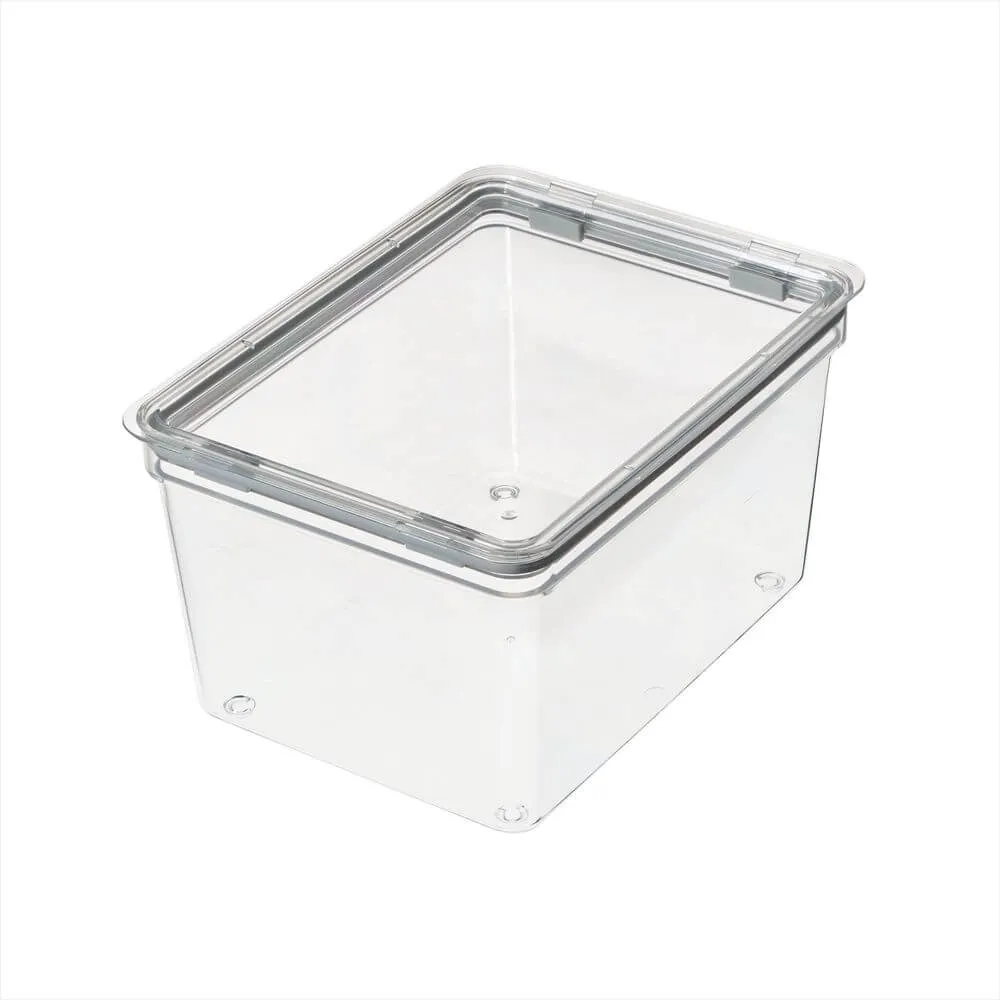 iDesign Pantry Container with Clear Lid Large Tall