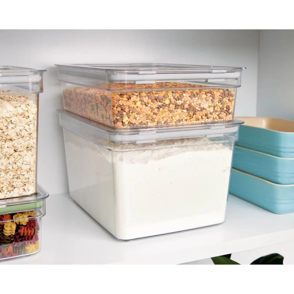 iDesign Pantry Container with Clear Lid Large Tall