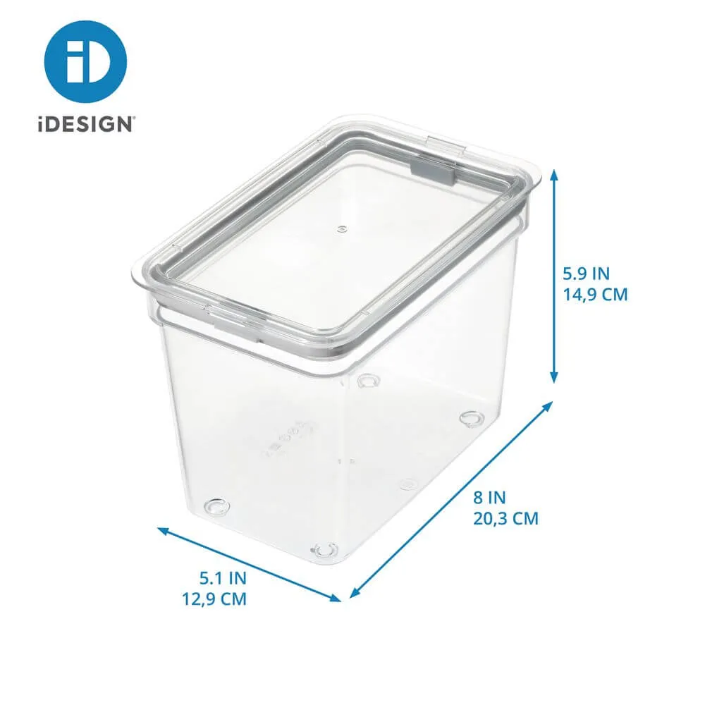 iDesign Pantry Container with Clear Lid Medium Tall