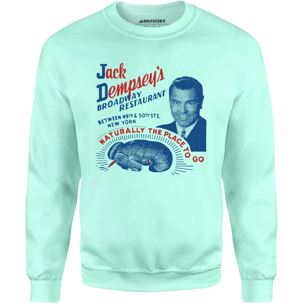 Jack Dempsey's v1 - Manhattan, NY - Vintage Restaurant - Unisex Sweatshirt