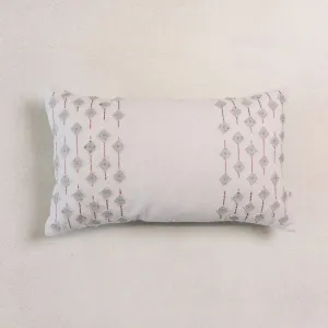 Kala Cotton Embroidered Cushion Cover | Blue