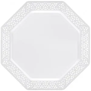 Lacetagon - 11" Plastic Plate (Case Qty: 120)