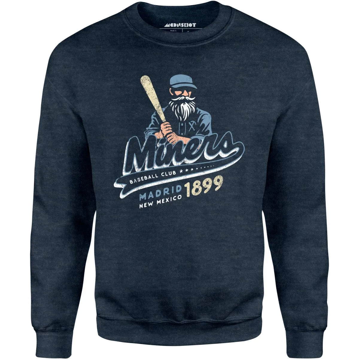 Madrid Miners - New Mexico - Vintage Defunct Baseball Teams - Unisex Sweatshirt