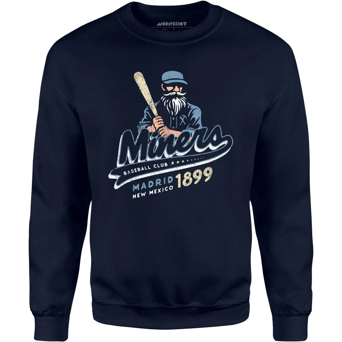 Madrid Miners - New Mexico - Vintage Defunct Baseball Teams - Unisex Sweatshirt