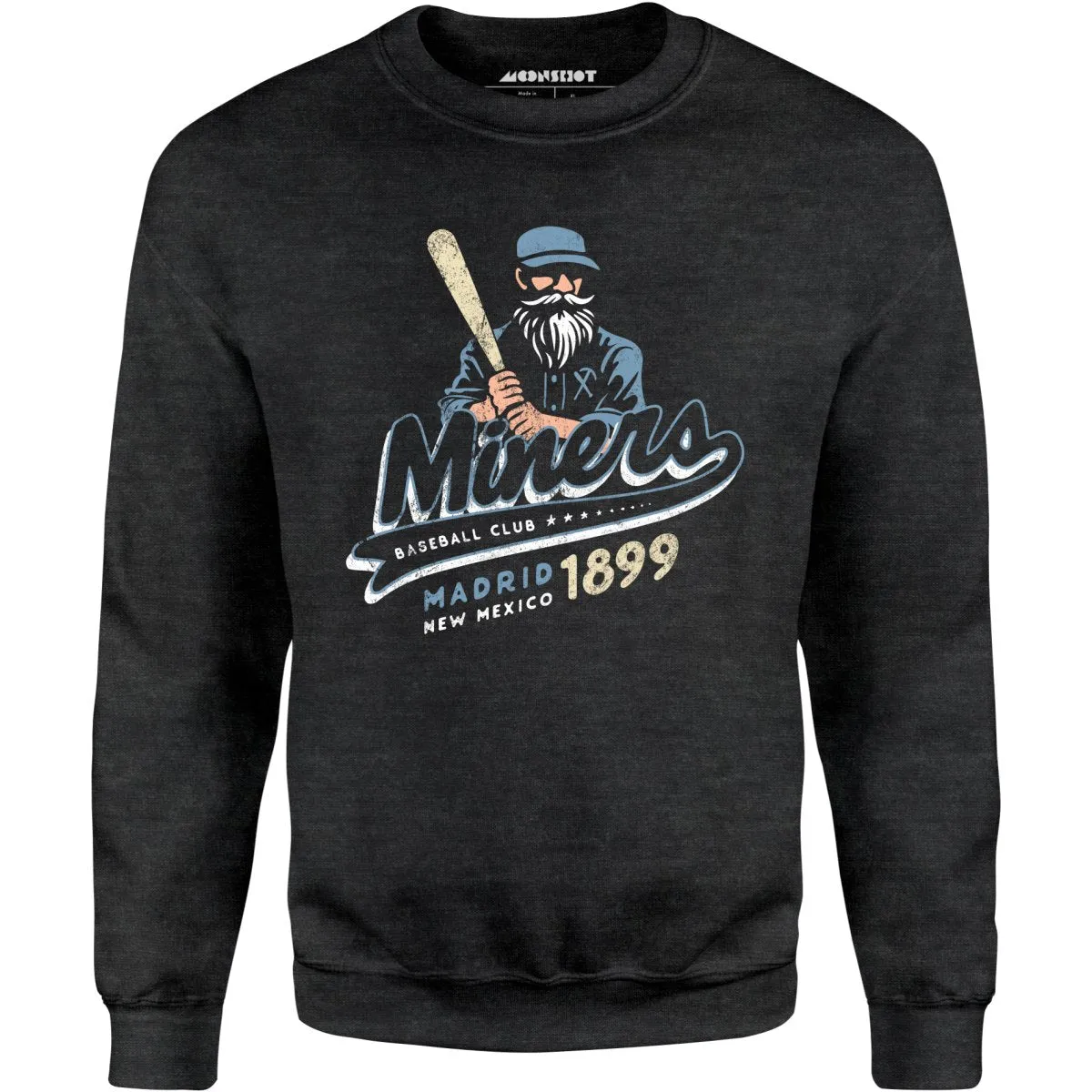 Madrid Miners - New Mexico - Vintage Defunct Baseball Teams - Unisex Sweatshirt