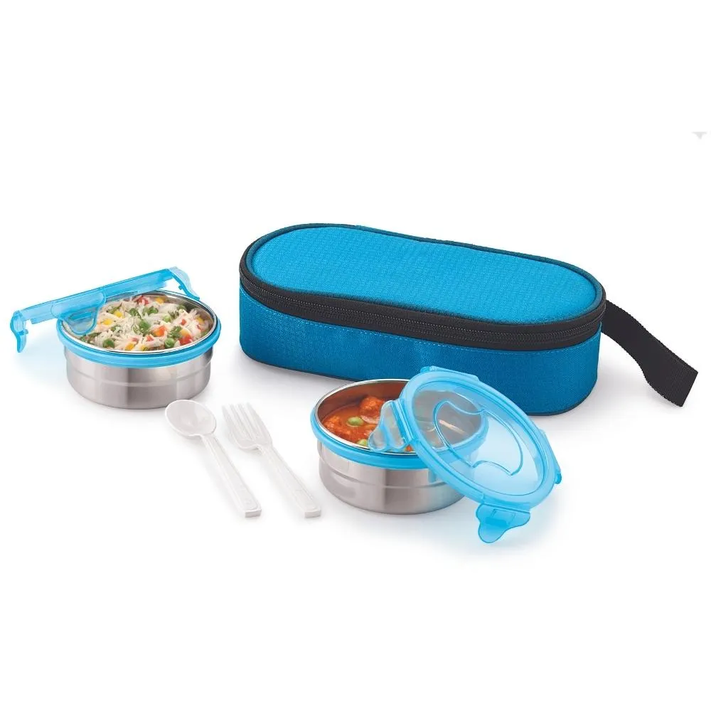 Magnus Viva 2 Airtight and Leakproof Lunch Box with Bag, 600 ml