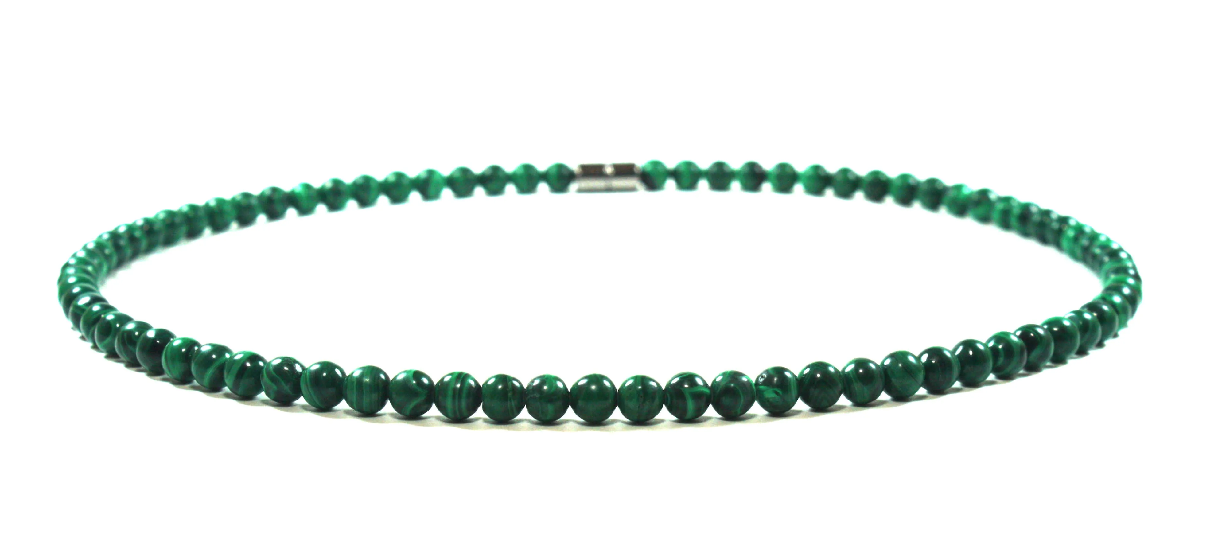 Malachite Necklace (6mm Small Beads)