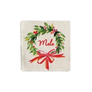 Mele Wreath Fabric Coaster