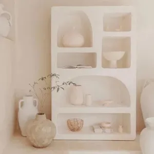 Menorca Wooden Wall Storage Unit