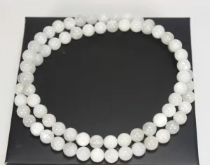 Moonstone Necklace (6mm Small Beads)