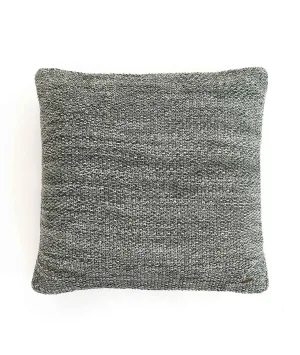 Moss Knit Cotton Knitted Decorative Honeydew & Natural Color 22 x 22 Inches Cushion Cover